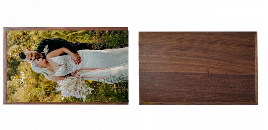 Wooden Box - Rectangle &#39;Walnut&#39; (Can hold 6x4&#34; or 7x5&#34; photos) The Photographer's Toolbox PD Custom Product  The Photographer's Toolbox