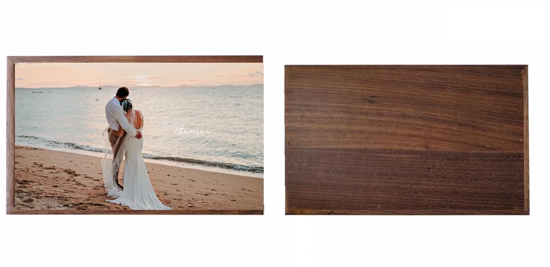Wooden Box - Rectangle &#39;Walnut&#39; (Can hold 6x4&#34; or 7x5&#34; photos) The Photographer's Toolbox PD Custom Product  The Photographer's Toolbox