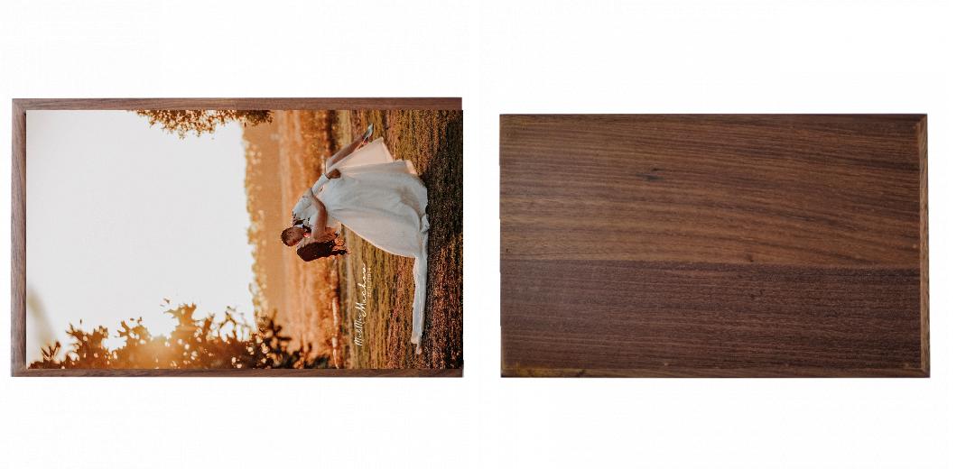 Wooden Box - Rectangle &#39;Walnut&#39; (Can hold 6x4&#34; or 7x5&#34; photos) The Photographer's Toolbox PD Custom Product  The Photographer's Toolbox