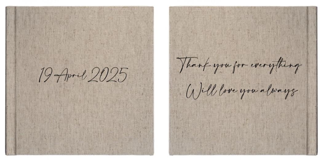 Matted Photo Album -  SQUARE - 10 photos The Photographer's Toolbox PD Custom Product  The Photographer's Toolbox