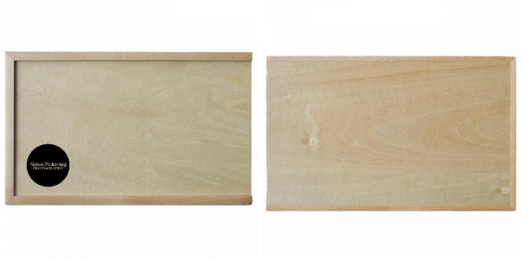 Wooden Box - Rectangle &#39;Maple&#39; (Can hold 6x4&#34; or 7x5&#34; photos) The Photographer's Toolbox PD Custom Product  The Photographer's Toolbox