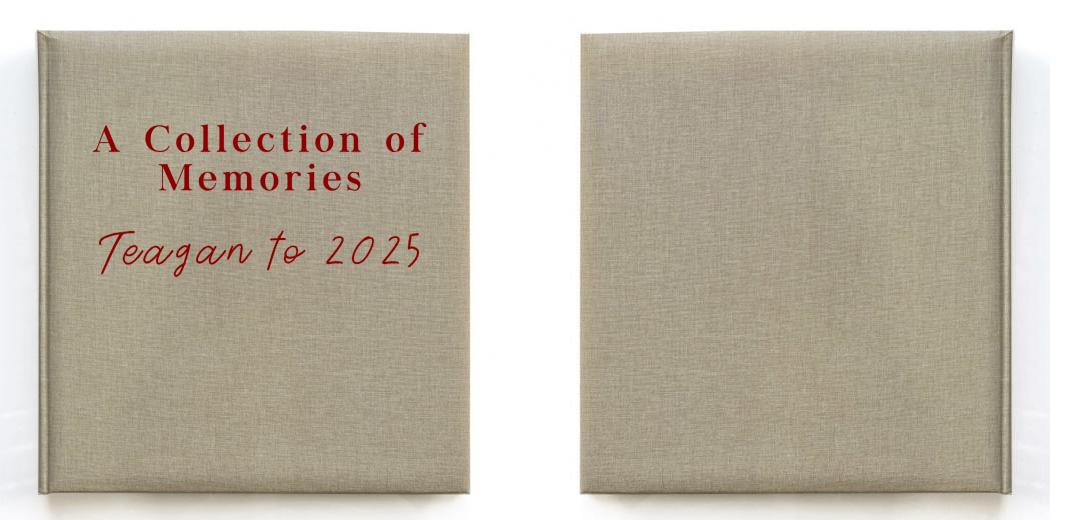 Dry Mount Photo Album - Tan Linen: 30 pages (60 Sides) The Photographer's Toolbox PD Custom Product  The Photographer's Toolbox