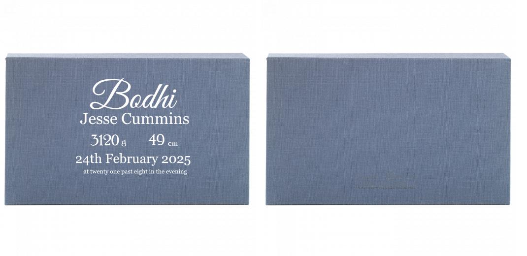 Fabric Print Box With 2 Areas - Can hold 6x4&#34; & 7x5&#34; photos. The Photographer's Toolbox PD Custom Product  The Photographer's Toolbox