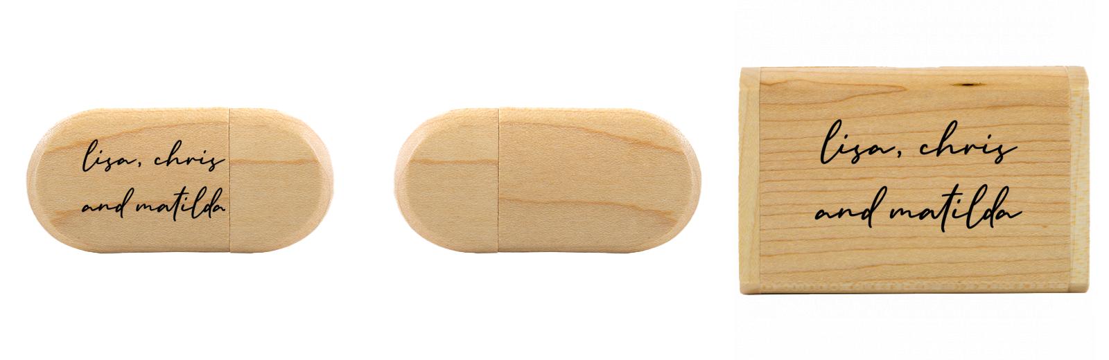 Oval USB with flip top box The Photographer's Toolbox PD Custom Product  The Photographer's Toolbox