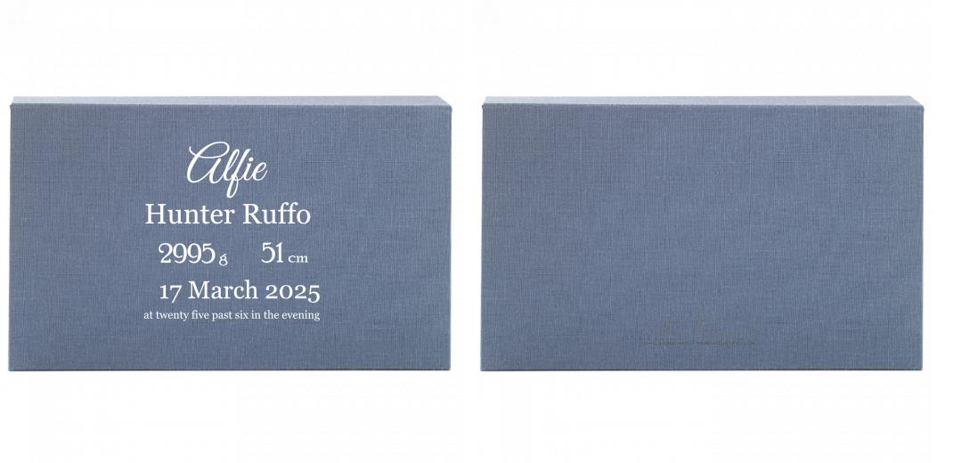 Fabric Print Box With 2 Areas - Can hold 6x4&#34; & 7x5&#34; photos. The Photographer's Toolbox PD Custom Product  The Photographer's Toolbox