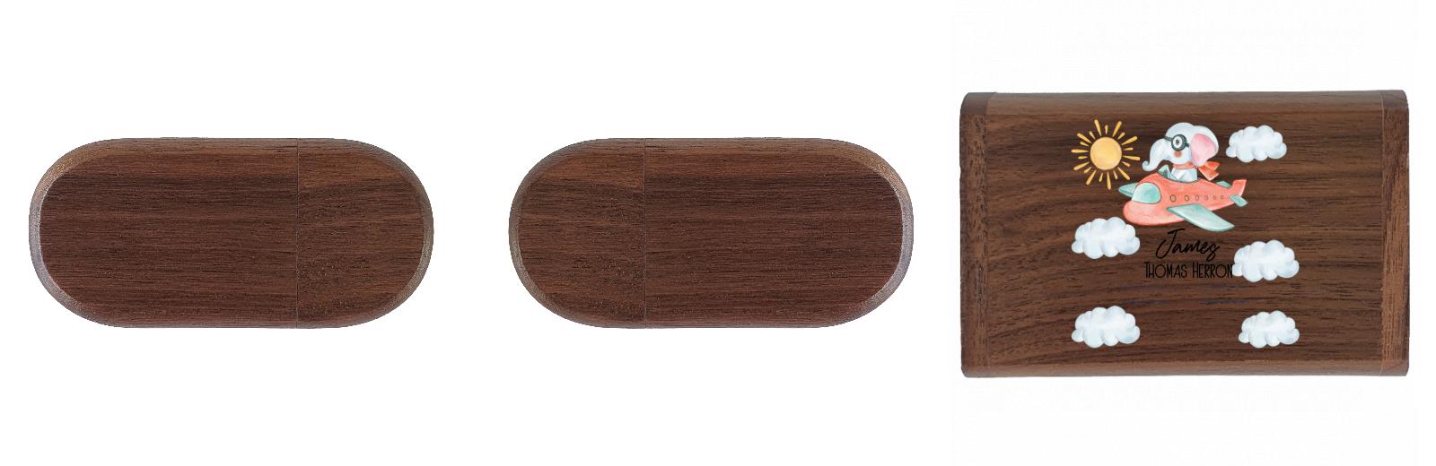 Oval USB with flip top box The Photographer's Toolbox PD Custom Product  The Photographer's Toolbox