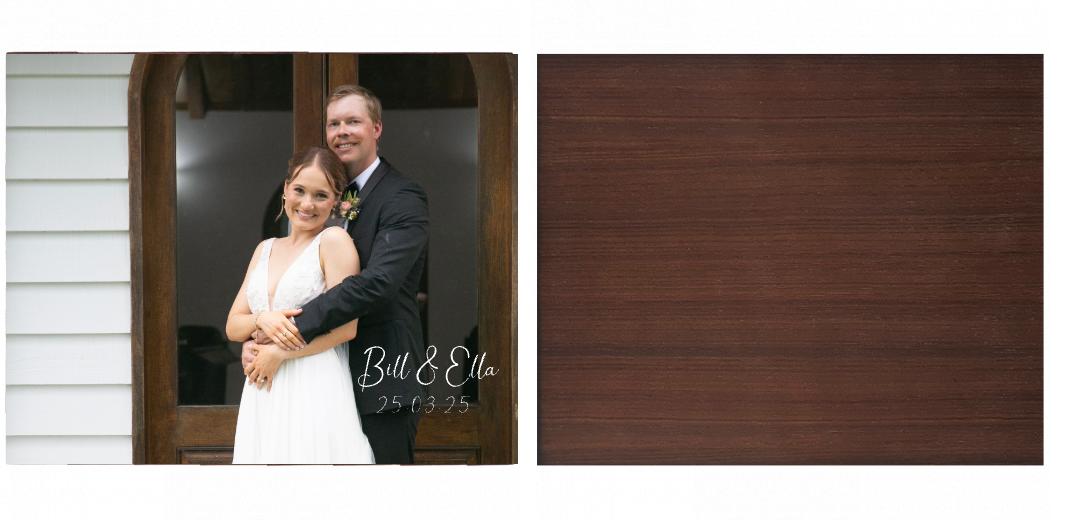 Wooden Box - Large Rectangle &#39;Walnut&#39; (Can hold 6x4&#34;, 7x5&#34;, 6x8&#34;, 10x8&#34; photos) The Photographer's Toolbox PD Custom Product  The Photographer's Toolbox