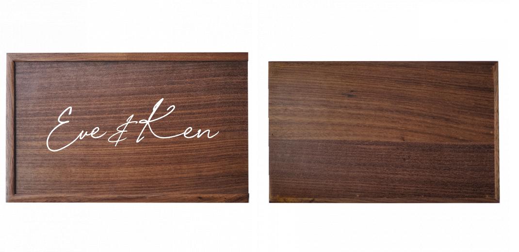 Wooden Box - Rectangle &#39;Walnut&#39; (Can hold 6x4&#34; or 7x5&#34; photos) The Photographer's Toolbox PD Custom Product  The Photographer's Toolbox