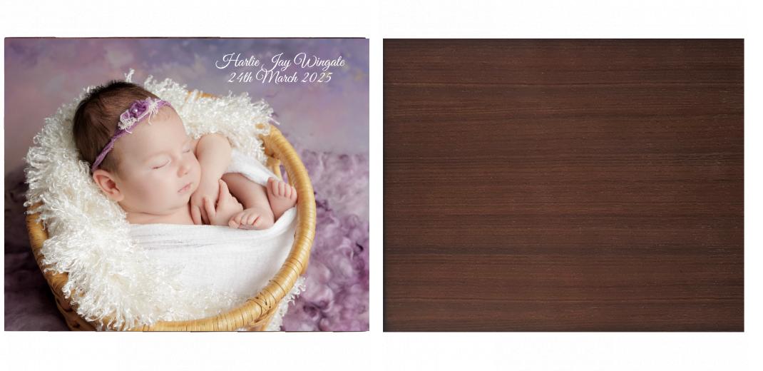 Wooden Box - Large Rectangle &#39;Walnut&#39; (Can hold 6x4&#34;, 7x5&#34;, 6x8&#34;, 10x8&#34; photos) The Photographer's Toolbox PD Custom Product  The Photographer's Toolbox