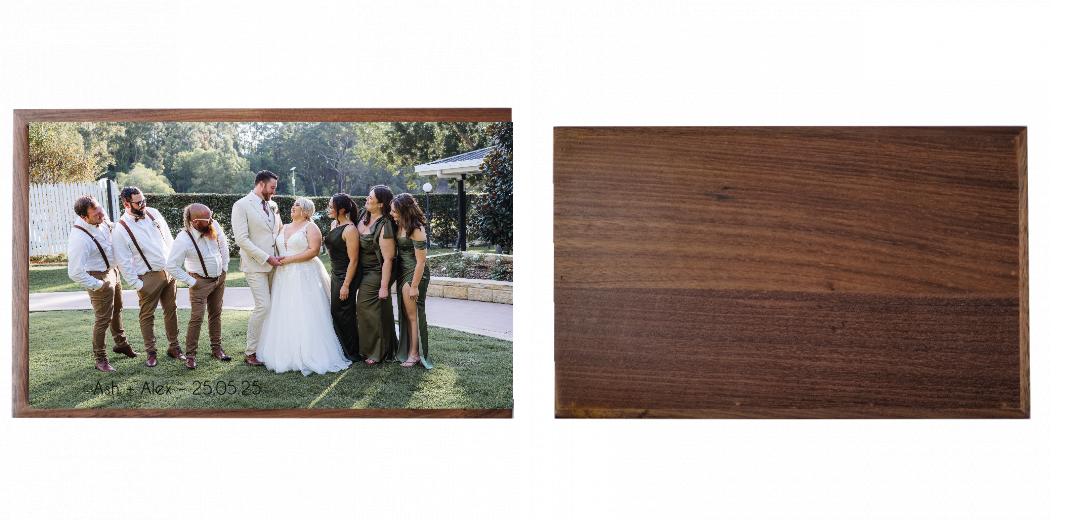 Wooden Box - Rectangle &#39;Walnut&#39; (Can hold 6x4&#34; or 7x5&#34; photos) The Photographer's Toolbox PD Custom Product  The Photographer's Toolbox