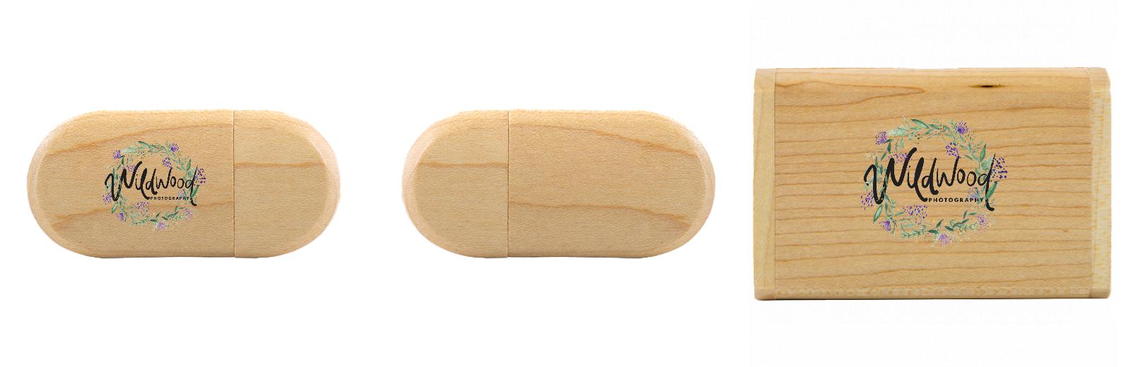 Oval USB with flip top box The Photographer's Toolbox PD Custom Product  The Photographer's Toolbox