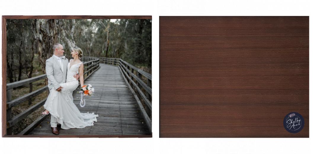 Wooden Box - Large Rectangle &#39;Walnut&#39; (Can hold 6x4&#34;, 7x5&#34;, 6x8&#34;, 10x8&#34; photos) The Photographer's Toolbox PD Custom Product  The Photographer's Toolbox