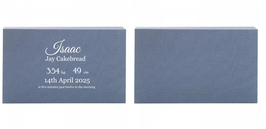 Fabric Print Box With 2 Areas - Can hold 6x4&#34; & 7x5&#34; photos. The Photographer's Toolbox PD Custom Product  The Photographer's Toolbox