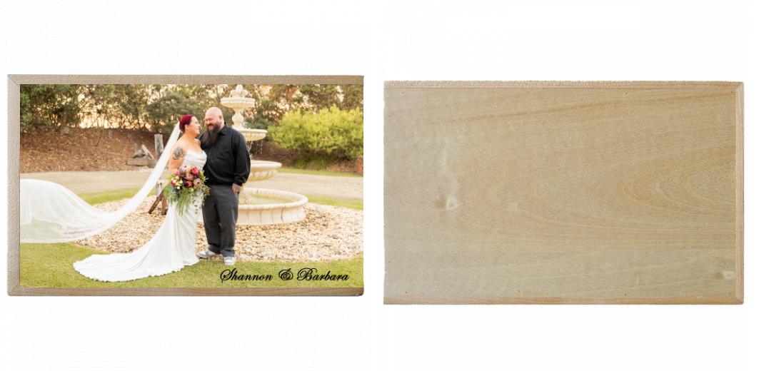 Wooden Box - Rectangle &#39;Maple&#39; (Can hold 6x4&#34; or 7x5&#34; photos) The Photographer's Toolbox PD Custom Product  The Photographer's Toolbox