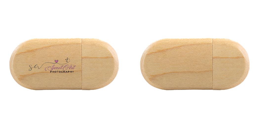 Oval USB Without Box The Photographer's Toolbox PD Custom Product  The Photographer's Toolbox
