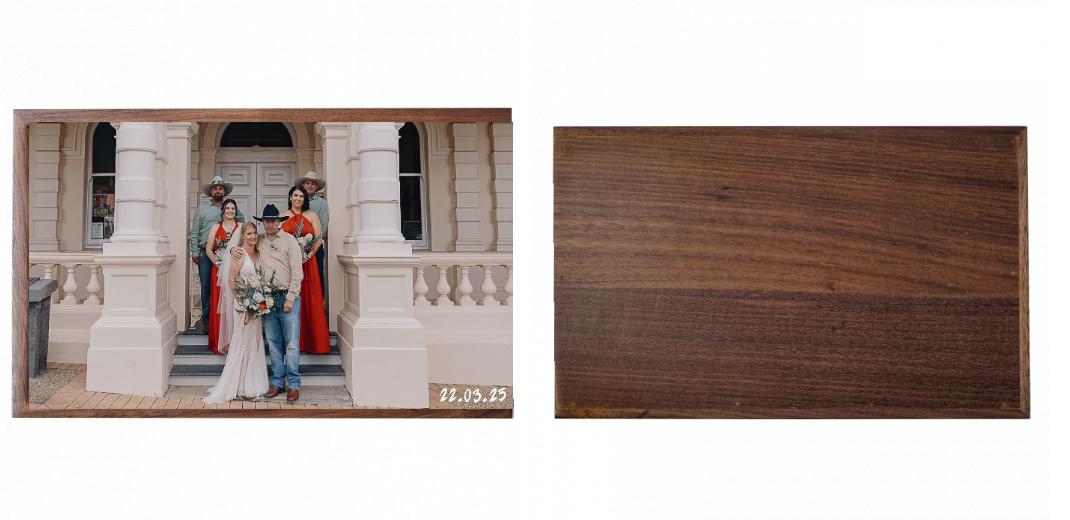 Wooden Box - Rectangle &#39;Walnut&#39; (Can hold 6x4&#34; or 7x5&#34; photos) The Photographer's Toolbox PD Custom Product  The Photographer's Toolbox