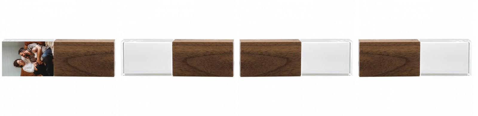 Crystal USB with Maple or Walnut Wood Lid The Photographer's Toolbox PD Custom Product  The Photographer's Toolbox