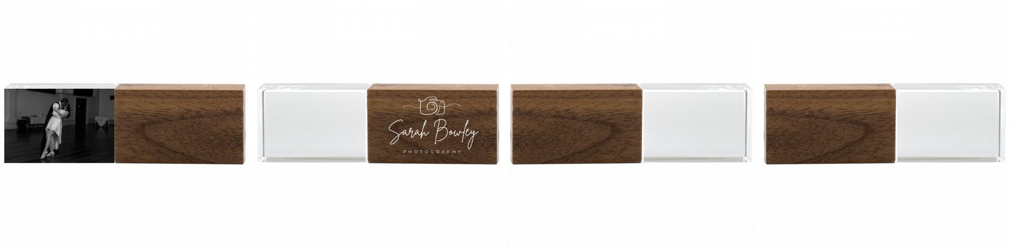 Crystal USB with Maple or Walnut Wood Lid The Photographer's Toolbox PD Custom Product  The Photographer's Toolbox