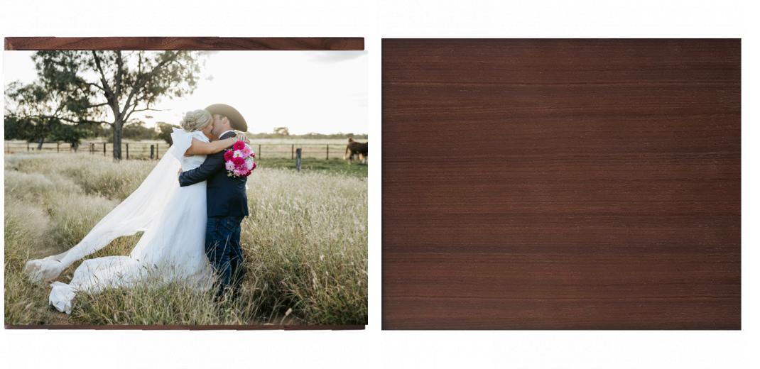 Wooden Box - Large Rectangle &#39;Walnut&#39; (Can hold 6x4&#34;, 7x5&#34;, 6x8&#34;, 10x8&#34; photos) The Photographer's Toolbox PD Custom Product  The Photographer's Toolbox