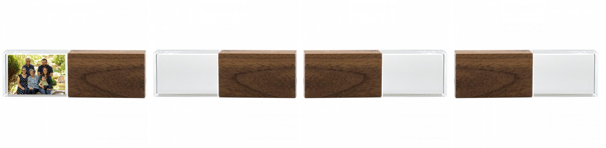 Crystal USB with Maple or Walnut Wood Lid The Photographer's Toolbox PD Custom Product  The Photographer's Toolbox