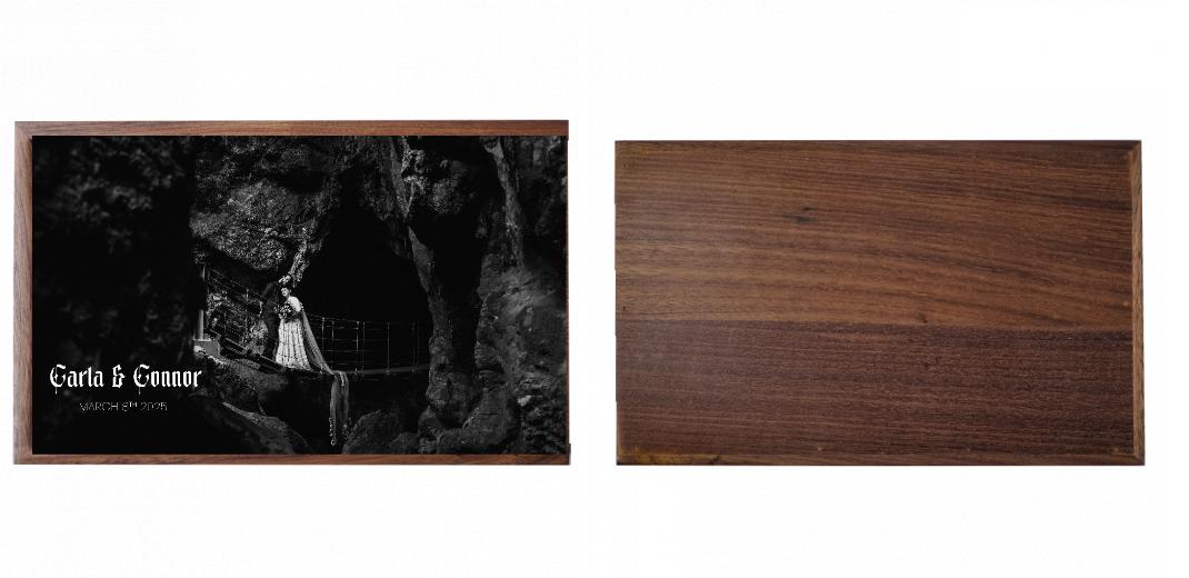 Wooden Box - Rectangle &#39;Walnut&#39; (Can hold 6x4&#34; or 7x5&#34; photos) The Photographer's Toolbox PD Custom Product  The Photographer's Toolbox