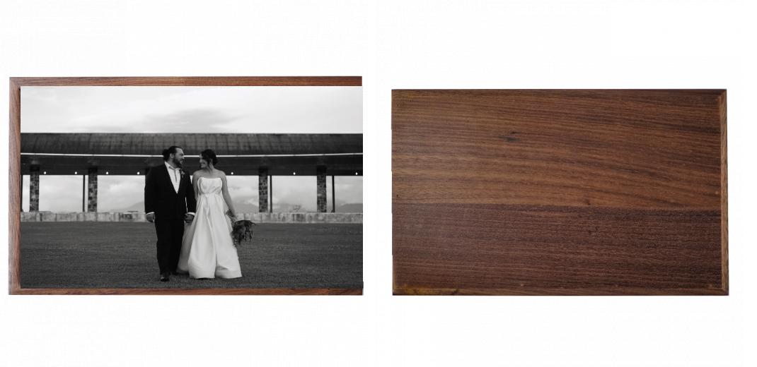 Wooden Box - Rectangle &#39;Walnut&#39; (Can hold 6x4&#34; or 7x5&#34; photos) The Photographer's Toolbox PD Custom Product  The Photographer's Toolbox