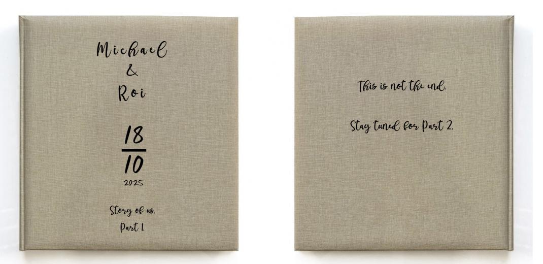 Dry Mount Photo Album - Tan Linen: 30 pages (60 Sides) The Photographer's Toolbox PD Custom Product  The Photographer's Toolbox