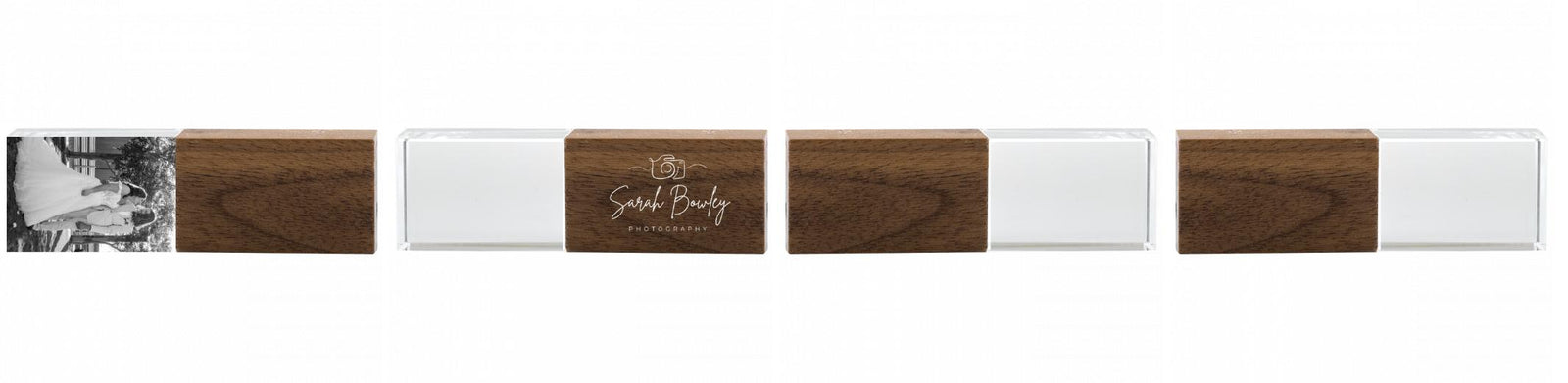 Crystal USB with Maple or Walnut Wood Lid The Photographer's Toolbox PD Custom Product  The Photographer's Toolbox