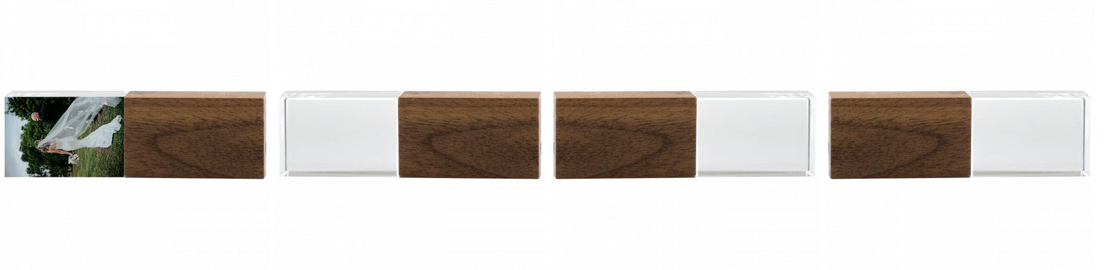 Crystal USB with Maple or Walnut Wood Lid The Photographer's Toolbox PD Custom Product  The Photographer's Toolbox