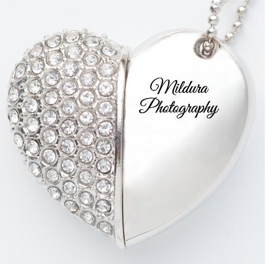 Jewelled Heart USB The Photographer's Toolbox PD Custom Product  The Photographer's Toolbox