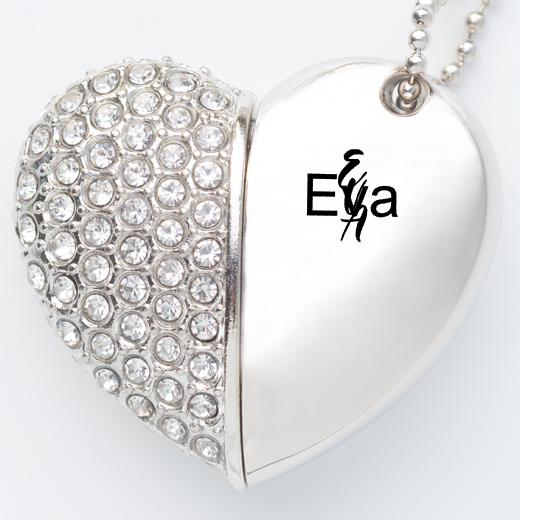 Jewelled Heart USB The Photographer's Toolbox PD Custom Product  The Photographer's Toolbox