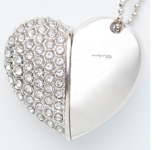 Jewelled Heart USB The Photographer's Toolbox PD Custom Product  The Photographer's Toolbox