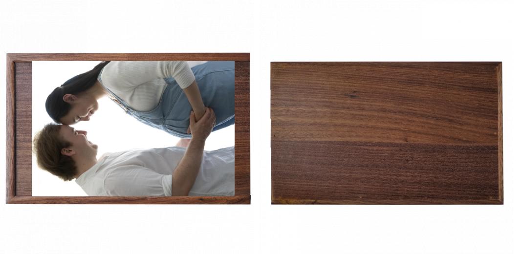 Wooden Box - Rectangle &#39;Walnut&#39; (Can hold 6x4&#34; or 7x5&#34; photos) The Photographer's Toolbox PD Custom Product  The Photographer's Toolbox