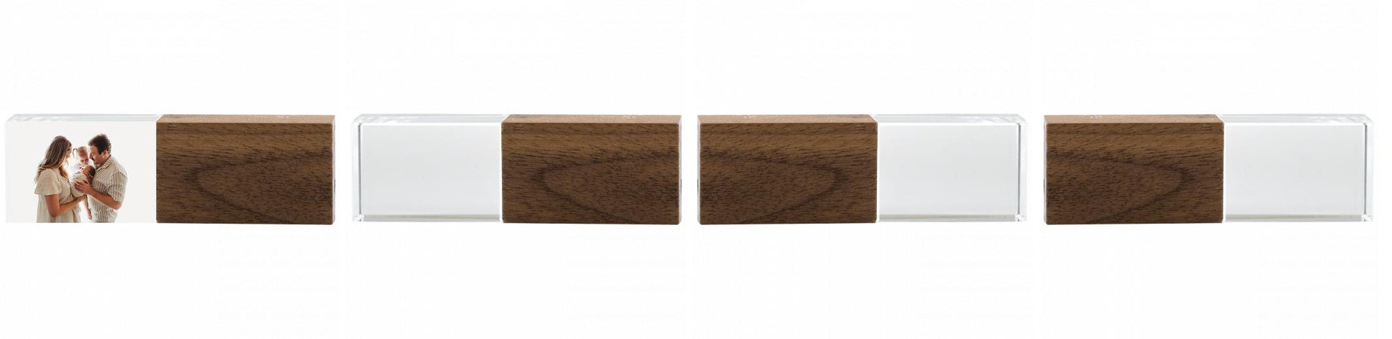 Crystal USB with Maple or Walnut Wood Lid The Photographer's Toolbox PD Custom Product  The Photographer's Toolbox