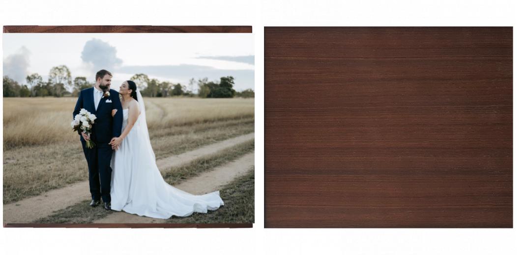 Wooden Box - Large Rectangle &#39;Walnut&#39; (Can hold 6x4&#34;, 7x5&#34;, 6x8&#34;, 10x8&#34; photos) The Photographer's Toolbox PD Custom Product  The Photographer's Toolbox