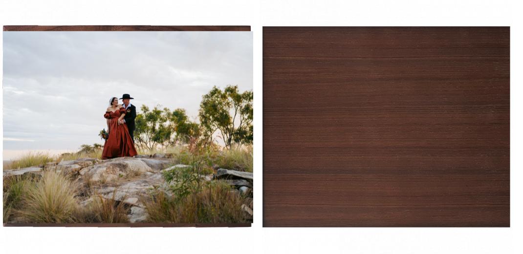 Wooden Box - Large Rectangle &#39;Walnut&#39; (Can hold 6x4&#34;, 7x5&#34;, 6x8&#34;, 10x8&#34; photos) The Photographer's Toolbox PD Custom Product  The Photographer's Toolbox