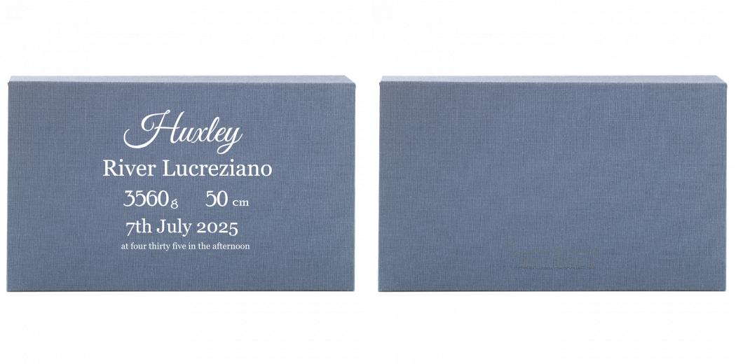 Fabric Print Box With 2 Areas - Can hold 6x4&#34; & 7x5&#34; photos. The Photographer's Toolbox PD Custom Product  The Photographer's Toolbox