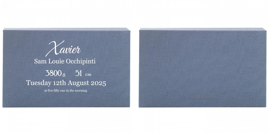 Fabric Print Box With 2 Areas - Can hold 6x4&#34; & 7x5&#34; photos. The Photographer's Toolbox PD Custom Product  The Photographer's Toolbox