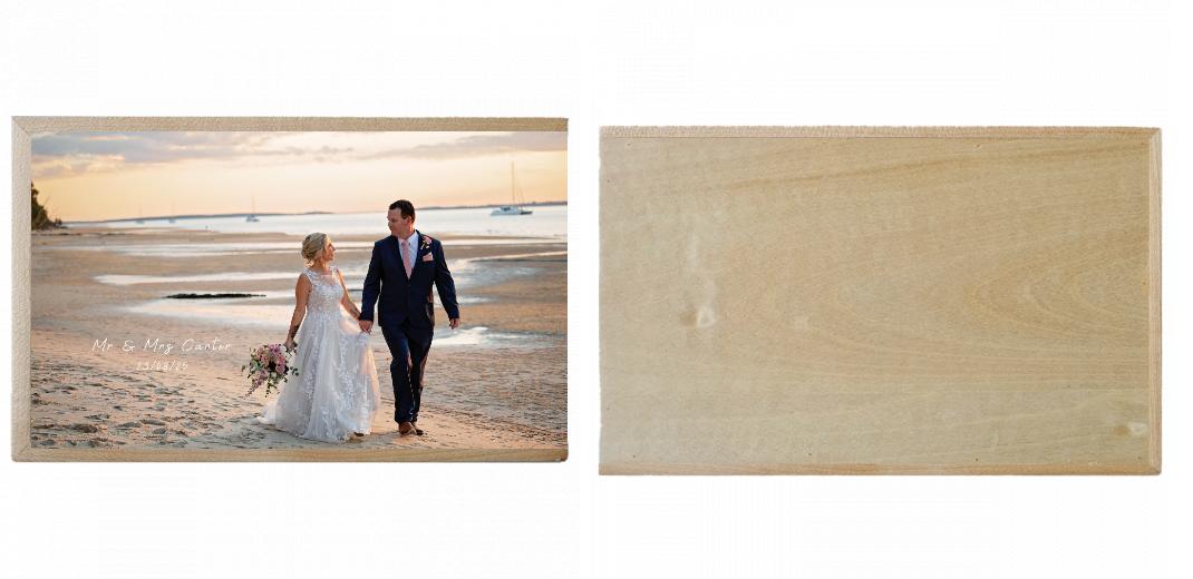 Wooden Box - Rectangle &#39;Maple&#39; (Can hold 6x4&#34; or 7x5&#34; photos) The Photographer's Toolbox PD Custom Product  The Photographer's Toolbox