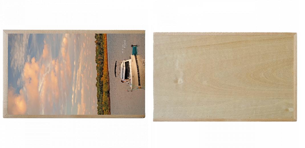 Wooden Box - Rectangle &#39;Maple&#39; (Can hold 6x4&#34; or 7x5&#34; photos) The Photographer's Toolbox PD Custom Product  The Photographer's Toolbox