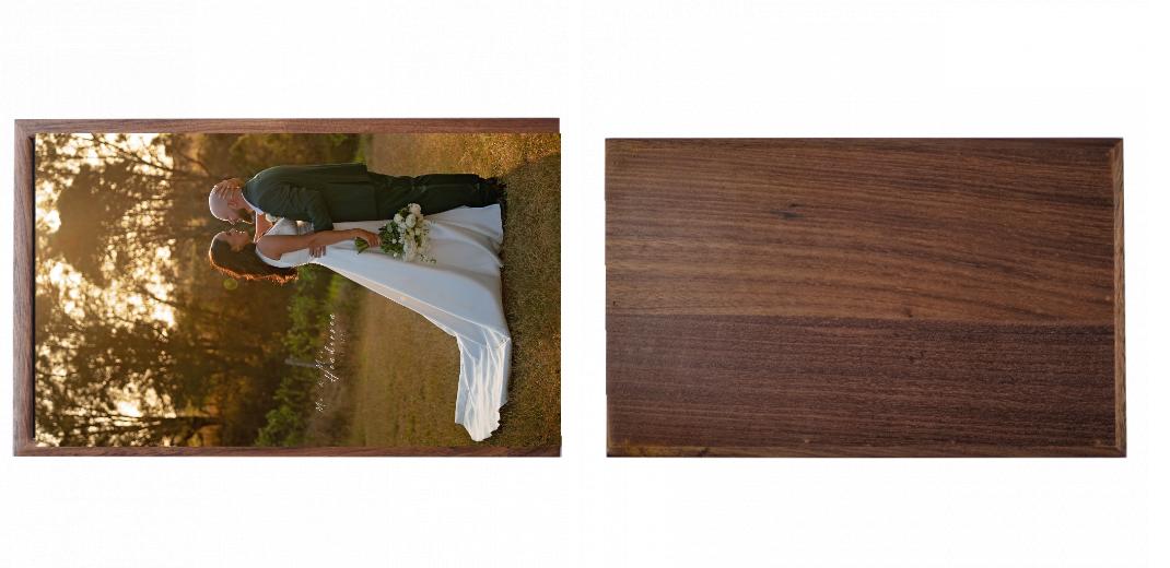 Wooden Box - Rectangle &#39;Walnut&#39; (Can hold 6x4&#34; or 7x5&#34; photos) The Photographer's Toolbox PD Custom Product  The Photographer's Toolbox