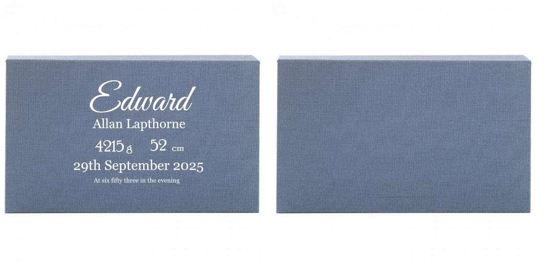 Fabric Print Box With 2 Areas - Can hold 6x4&#34; & 7x5&#34; photos. The Photographer's Toolbox PD Custom Product  The Photographer's Toolbox