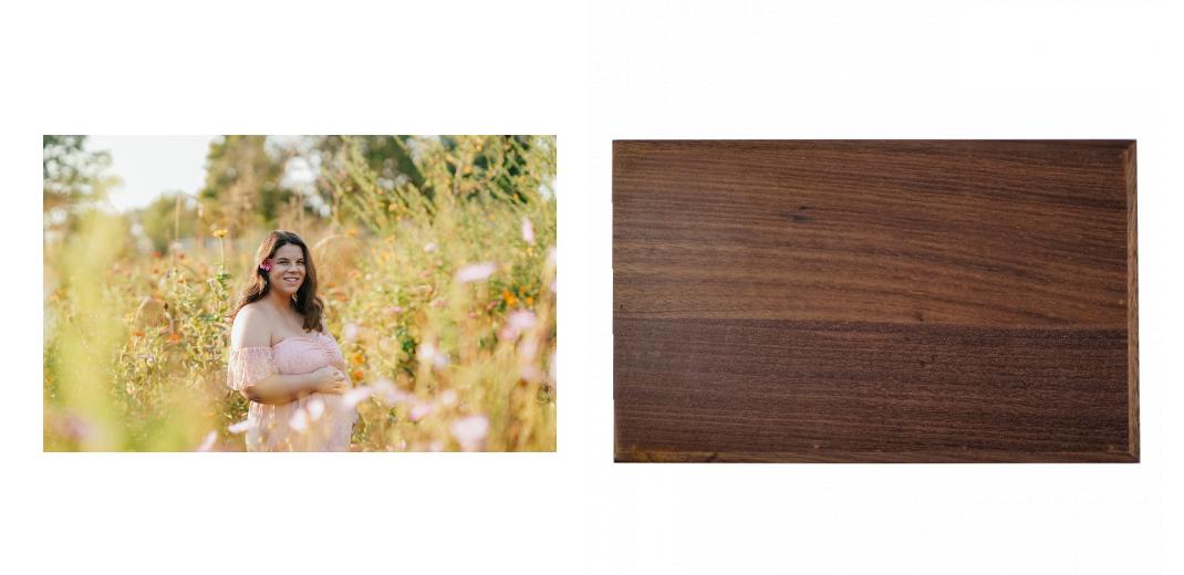 Wooden Box - Rectangle &#39;Walnut&#39; (Can hold 6x4&#34; or 7x5&#34; photos) The Photographer's Toolbox PD Custom Product  The Photographer's Toolbox
