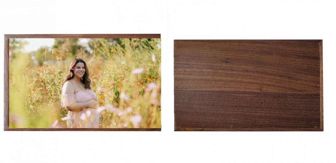 Wooden Box - Rectangle &#39;Walnut&#39; (Can hold 6x4&#34; or 7x5&#34; photos) The Photographer's Toolbox PD Custom Product  The Photographer's Toolbox