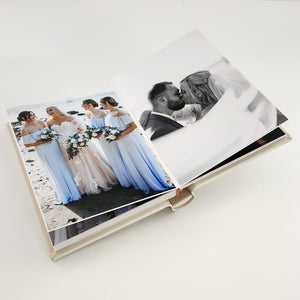 5x7" peel and stick photo album ivory portrait adhesive