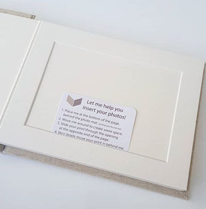 Matted Photo Albums: 7X5" - 10 Photo - HORIZONTAL The Photographer's Toolbox PD Custom Product  The Photographer's Toolbox