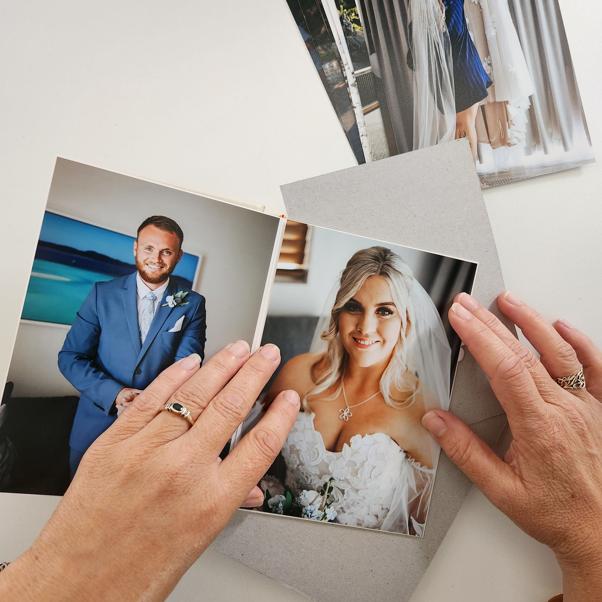 Create Your Own Quality, 5x7 inch Classic Black or Ivory Albums. They're easy to make yourself, or we can print your photos and assemble the album for you.