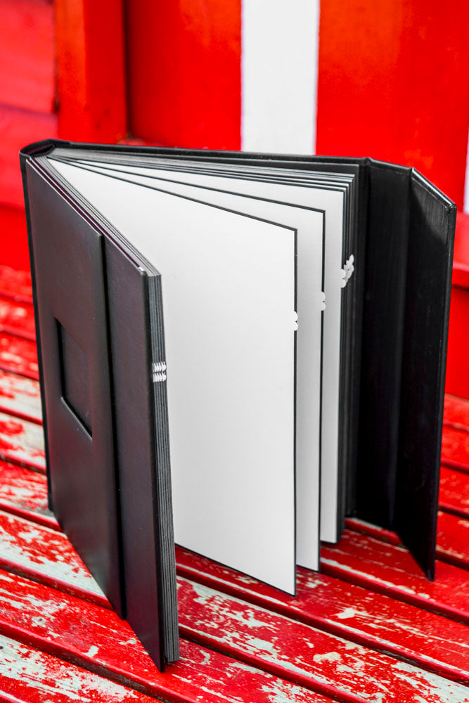 <strong>- 50% off FINAL STOCK -</strong> - 8x10" 20  photo - Classic Flip Cover Peel'n'Stick Photo Album - VERTICAL The Photographer's Toolbox PD Custom Product  The Photographer's Toolbox