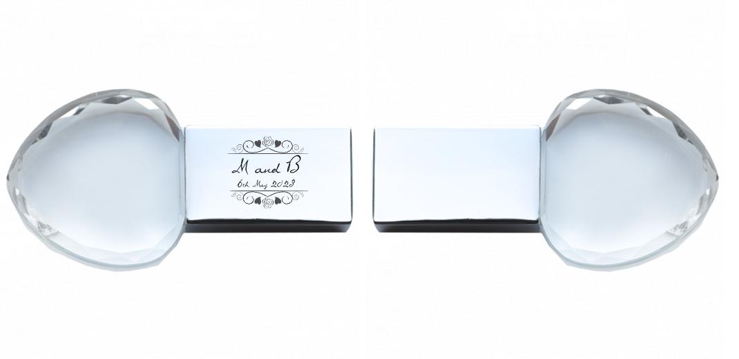 Glass Heart USB The Photographer's Toolbox PD Custom Product 44.00 The Photographer's Toolbox