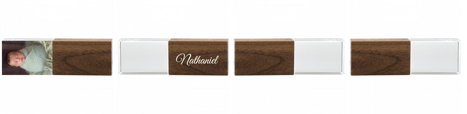 Crystal USB with Maple or Walnut Wood Lid The Photographer's Toolbox PD Custom Product 39.00 The Photographer's Toolbox